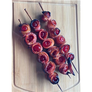Cherry Bacon Kebabs/Sosaties