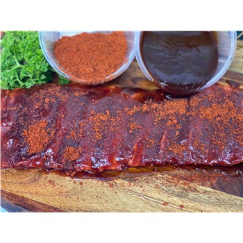 Pork Ribs - BBQ Plum & Double Smoke BBQ 