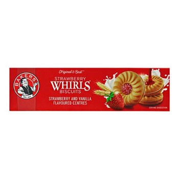 Bakers Strawberry Whirls 200g