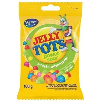 Wilsons/ Beacon Jelly Tots Power Sour 100g