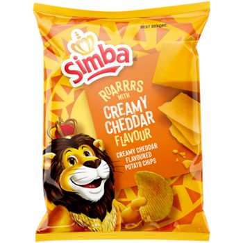 Simba Crisps Creamy Cheddar 125g