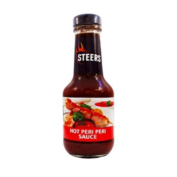 Steers Hot Peri Peri Sauce 375ml