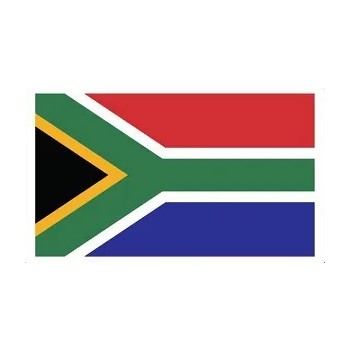 South African Flag Sticker (L) 9x12