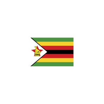 Zimbabwe Flag Sticker : each