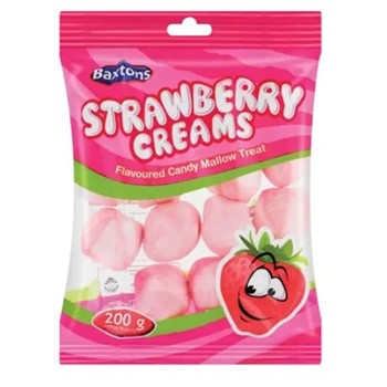Baxton Sweets Strwberry Creams 200g
