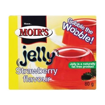 Moirs Jelly Strawberry 80g